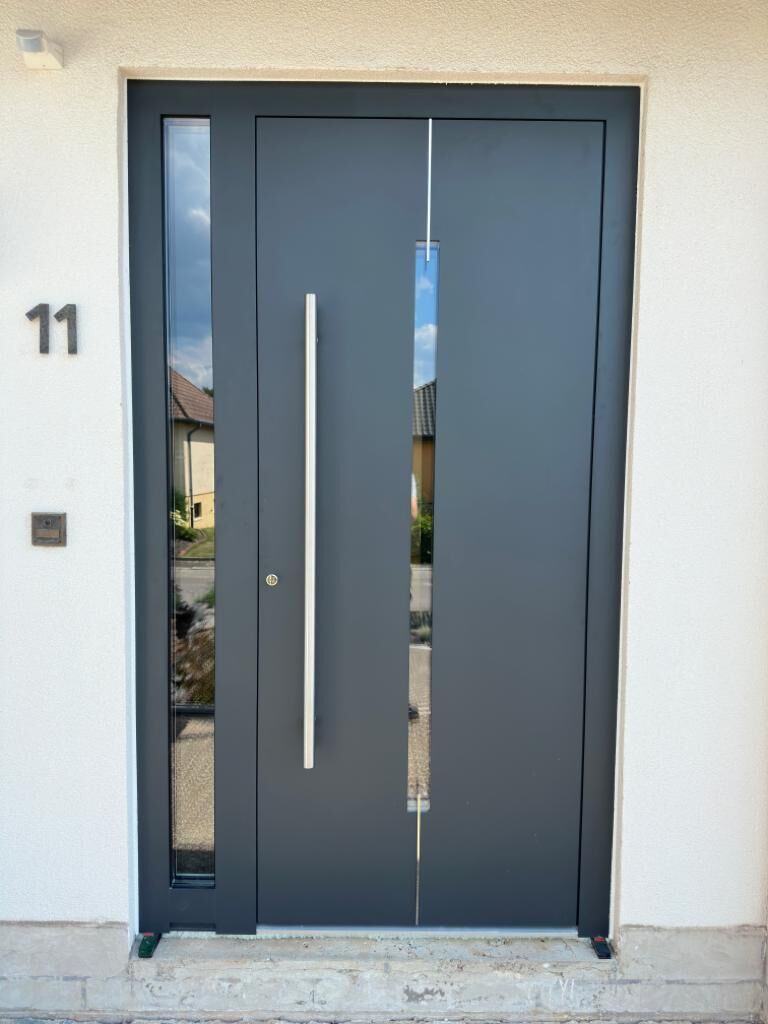 Réalisation porte d’entrée – Fermé-Lux Luxembourg