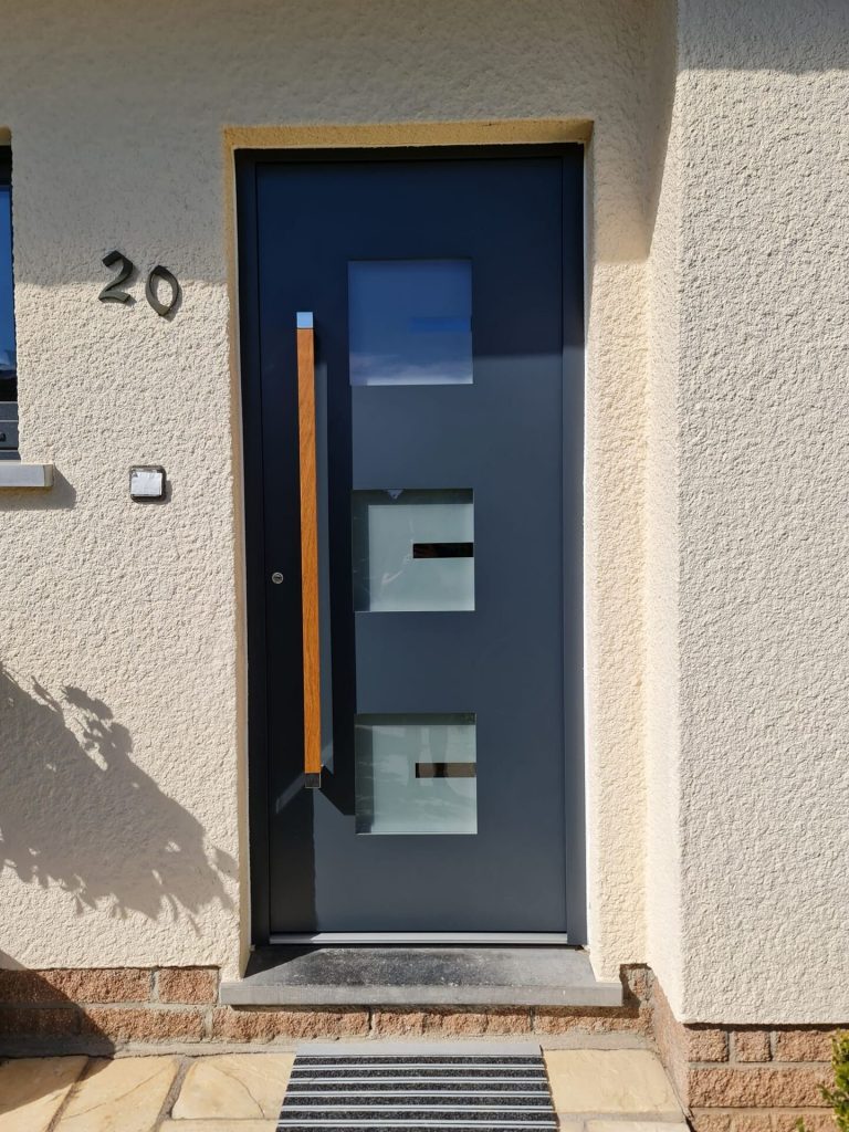 Réalisation porte d’entrée – Fermé-Lux Luxembourg