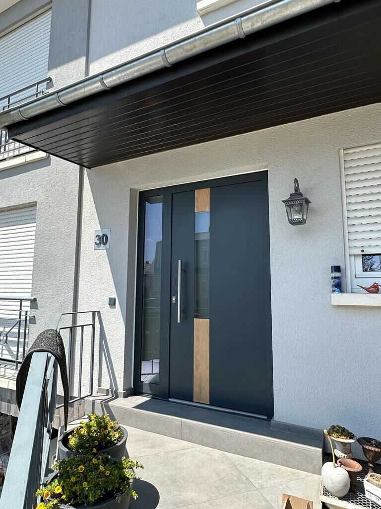Réalisation porte d’entrée – Fermé-Lux Luxembourg