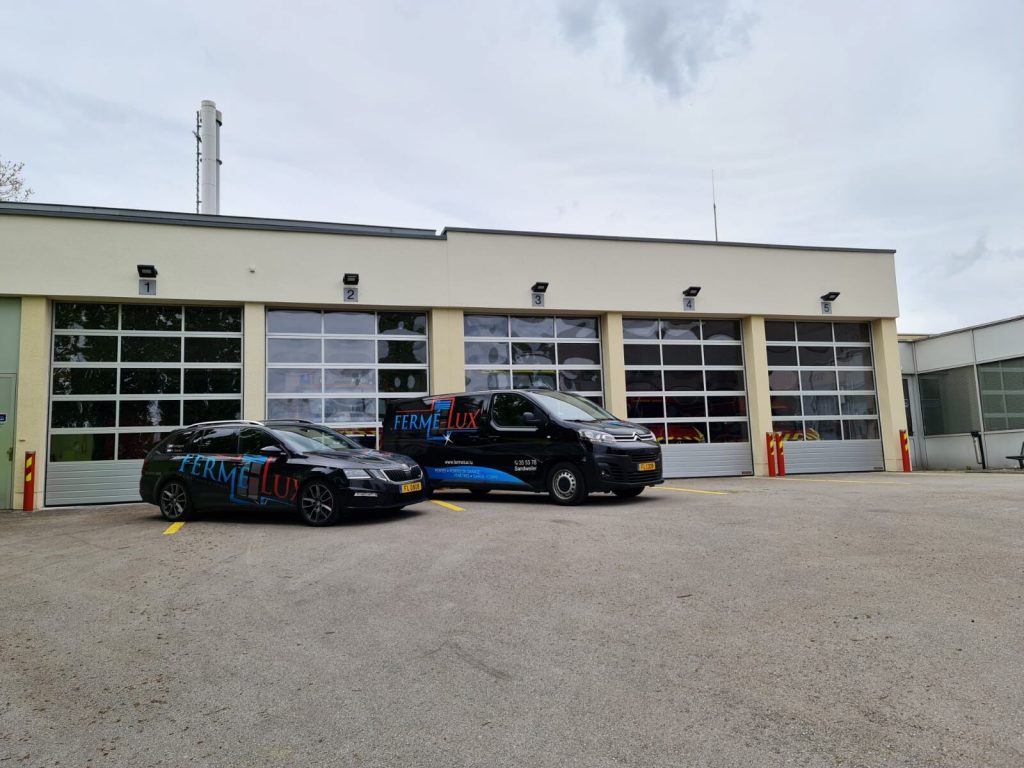 Réalisation porte de garage – Fermé-Lux Luxembourg