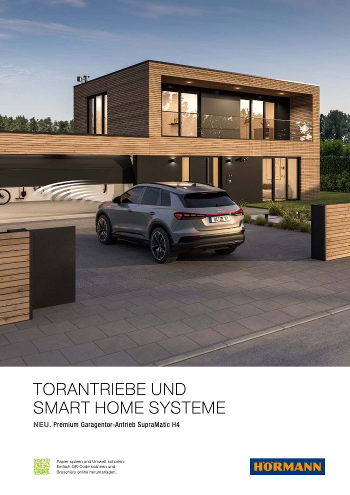 Couverture du catalogue Hörmann Torantriebe und Smart Home Systeme